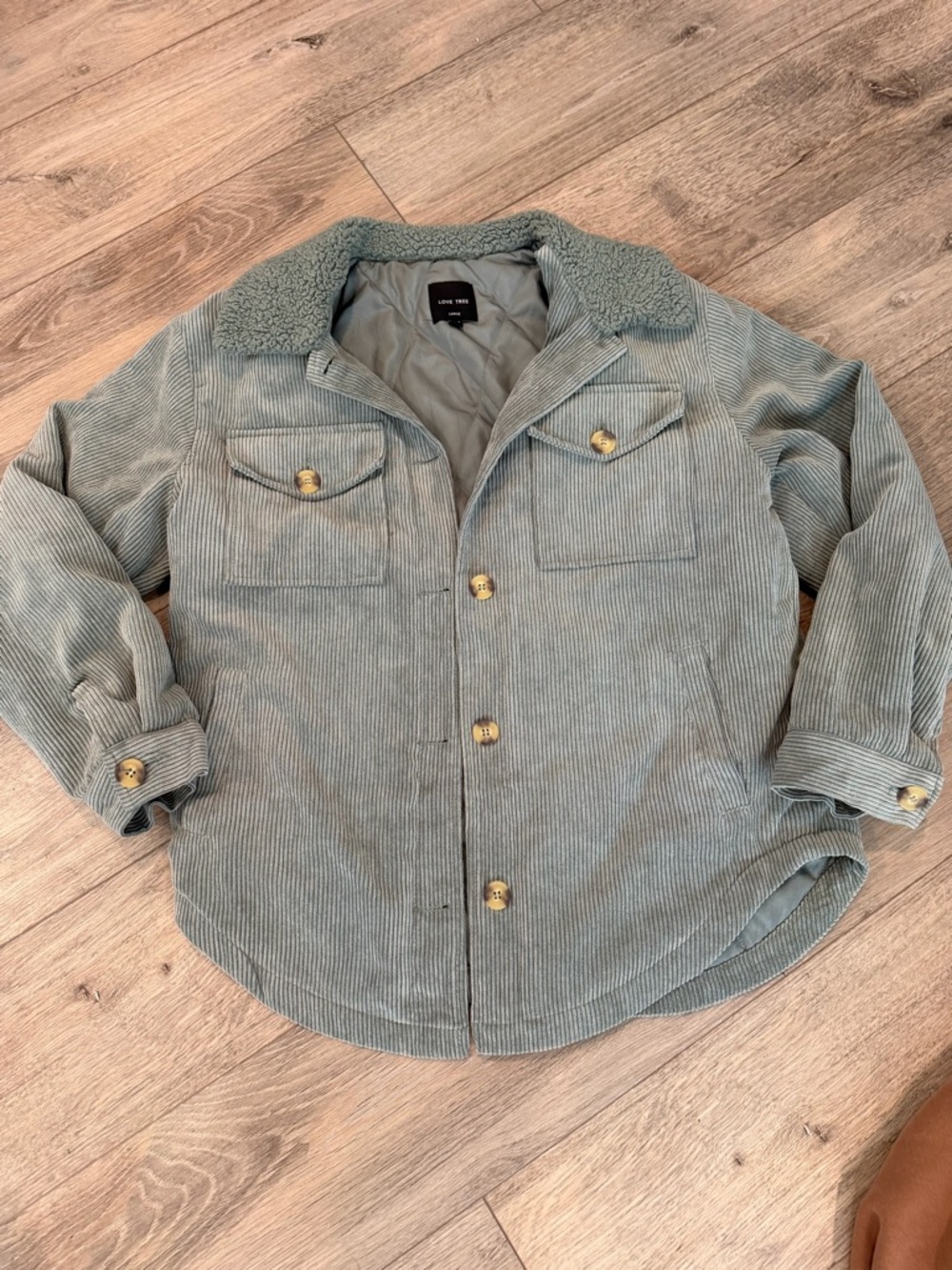 Women’s Sage Corduroy Sherpa Collar Jacket